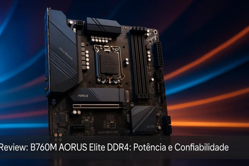 Placa-Mãe B760M AORUS Elite DDR4: Potência e Confiabilidade