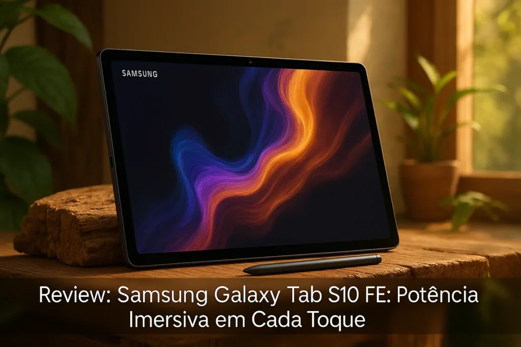 Samsung Galaxy Tab S10 FE: Potência Imersiva em Cada Toque