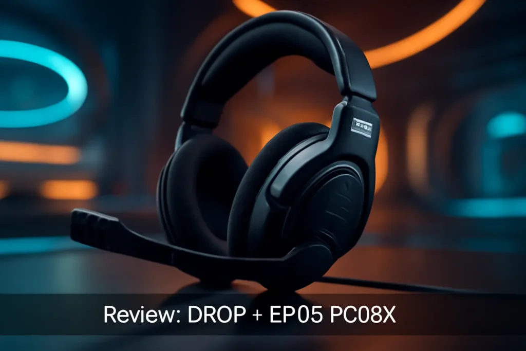 DROP + Fone de ouvido para jogos EPOS PC38X: Conforto e Performance