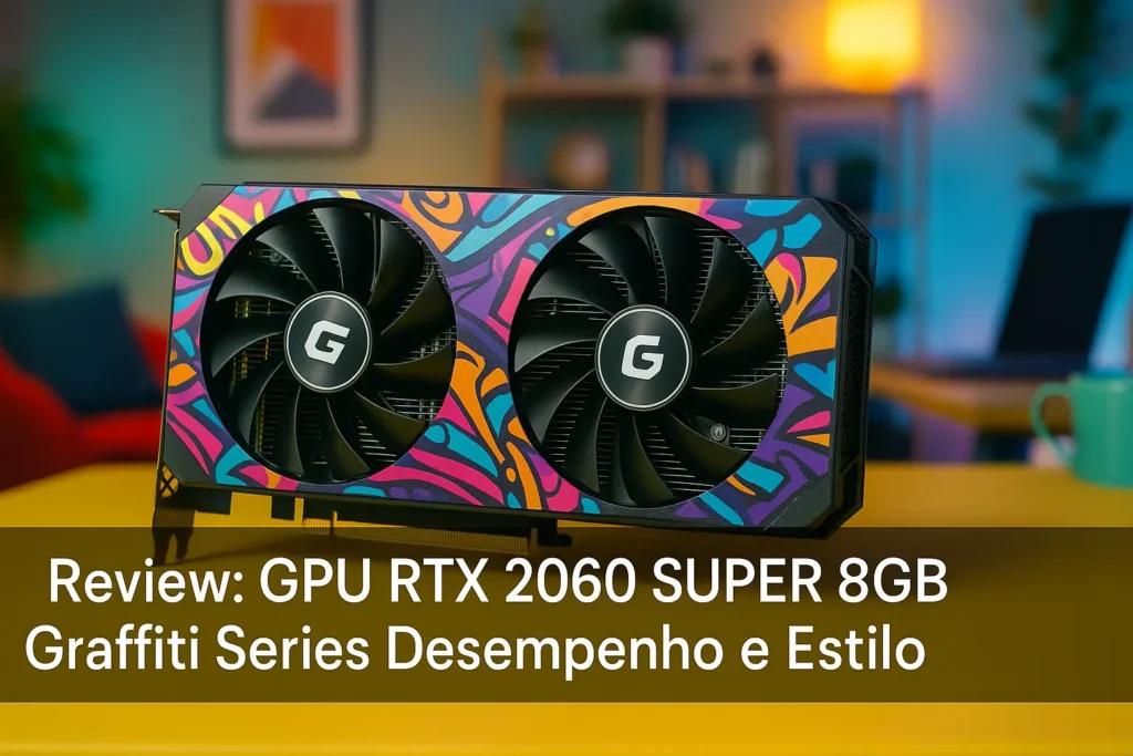 GPU RTX 2060 SUPER 8GB Graffiti Series: Desempenho e Estilo