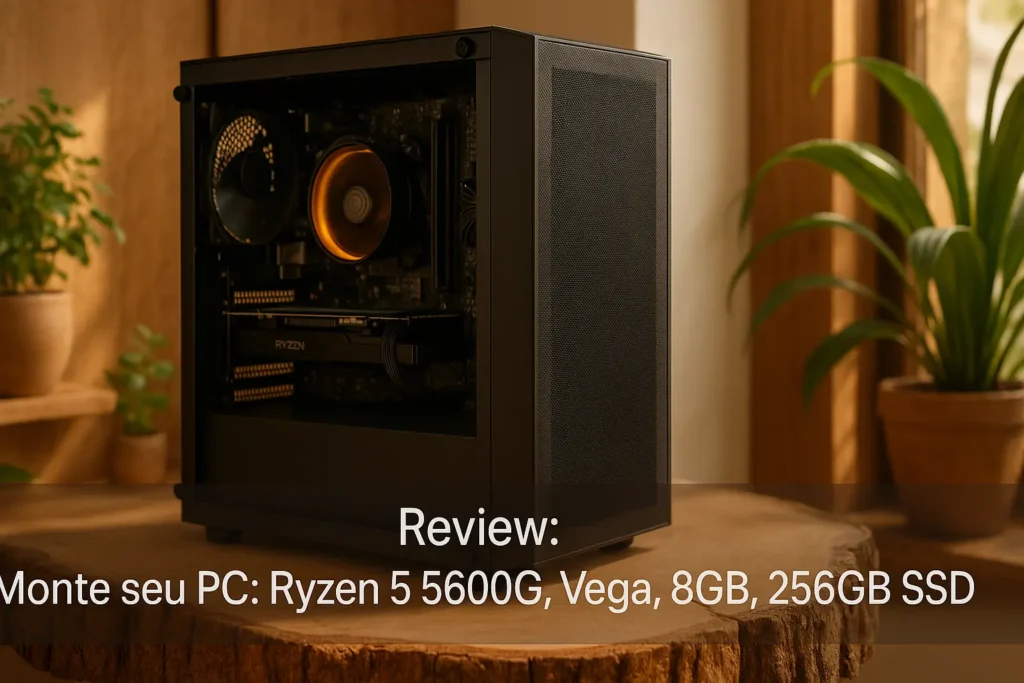 Monte seu PC: Ryzen 5 5600GT, Vega, 8GB, 256GB SSD