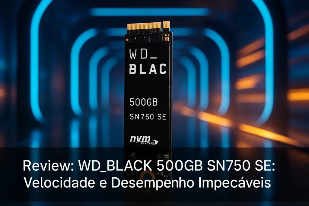 WD_BLACK 500 GB SN750 SE: Velocidade e Desempenho Impecáveis