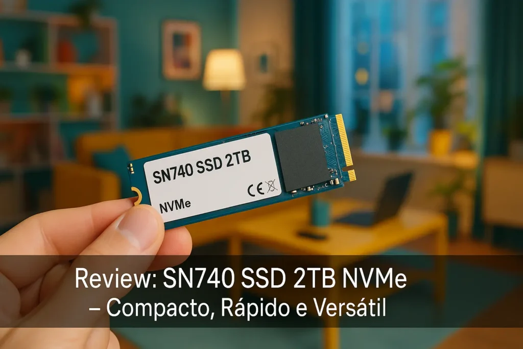SN740 SSD 2TB NVMe: Compacto, Rápido e Versátil