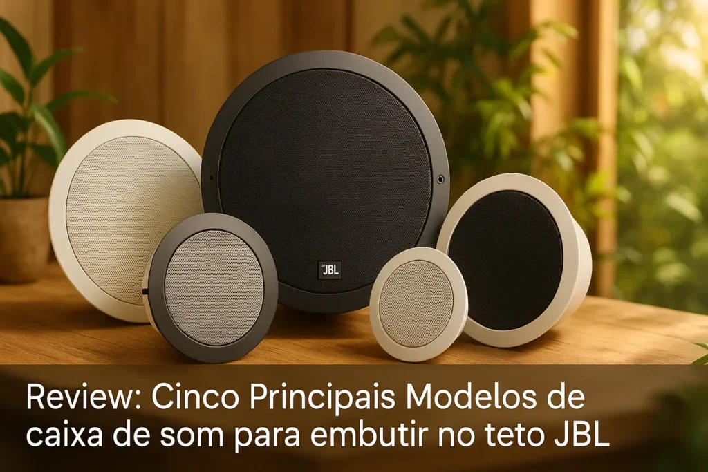 Cinco Principais Modelos de caixa de som para embutir no teto JBL