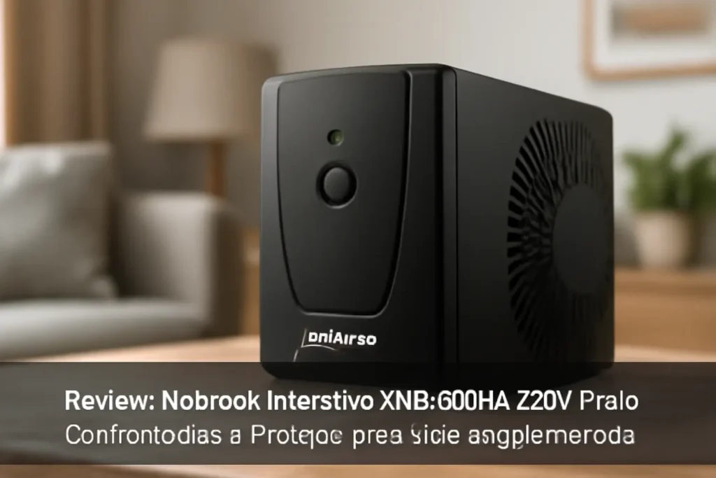 Nobreak Interativo XNB 600VA 220V Preto Intelbras: Confiabilidade e Proteção para Seus Equipamentos