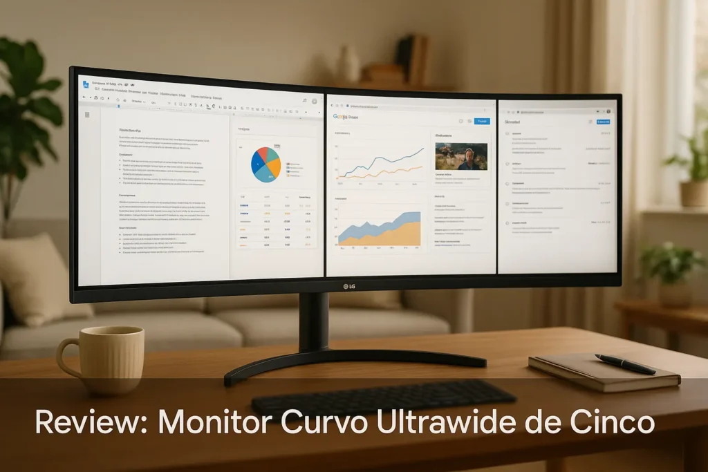 Principais Cinco curved ultrawide monitor LG