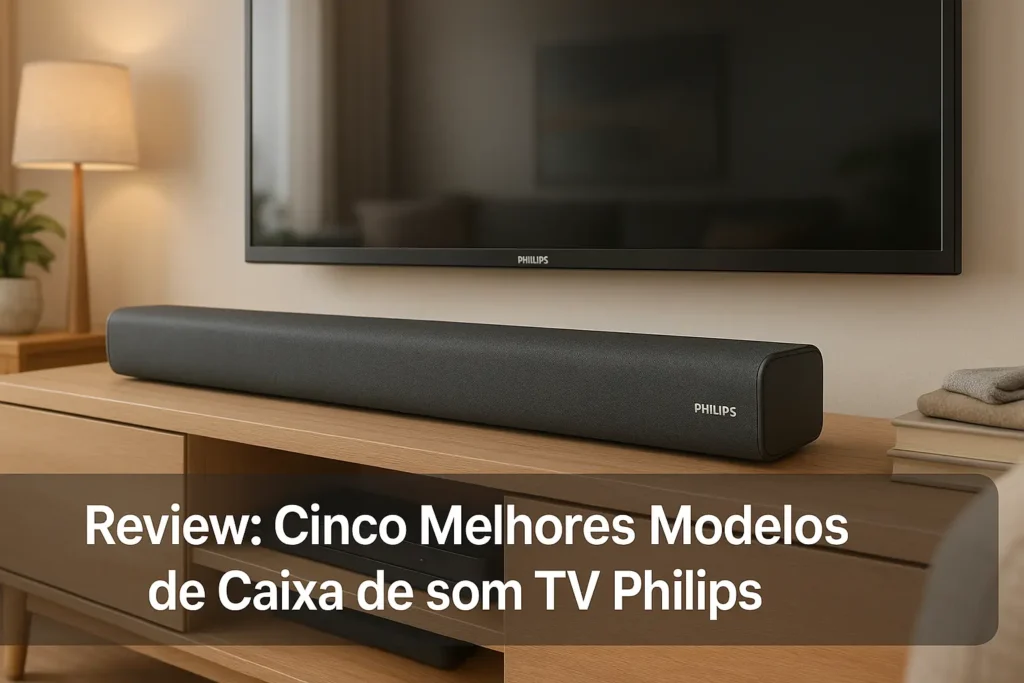 Cinco Melhores Modelos de Caixa de som TV Philips