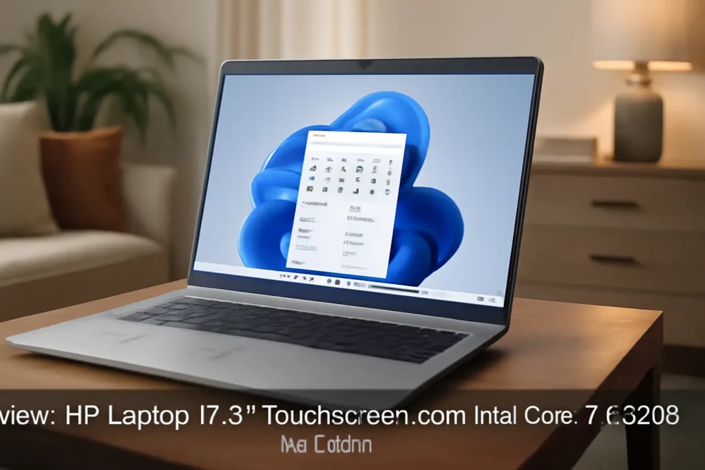 HP Laptop 17.3" Touchscreen com Intel Core i7 e 32GB de RAM
