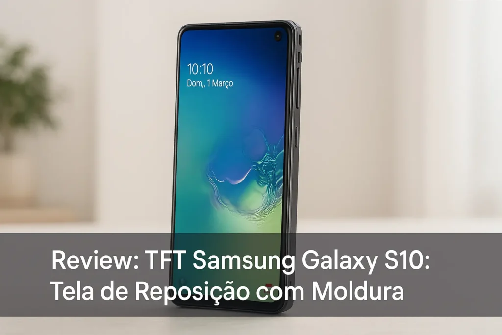TFT Samsung Galaxy S10: Tela de Reposição com Moldura