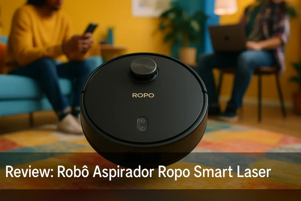 Robô Aspirador Ropo Smart Laser: Limpeza Precisa com Tecnologia