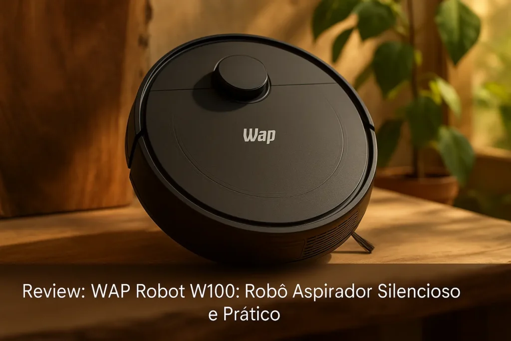WAP Robot W100: Robô Aspirador Silencioso e Prático