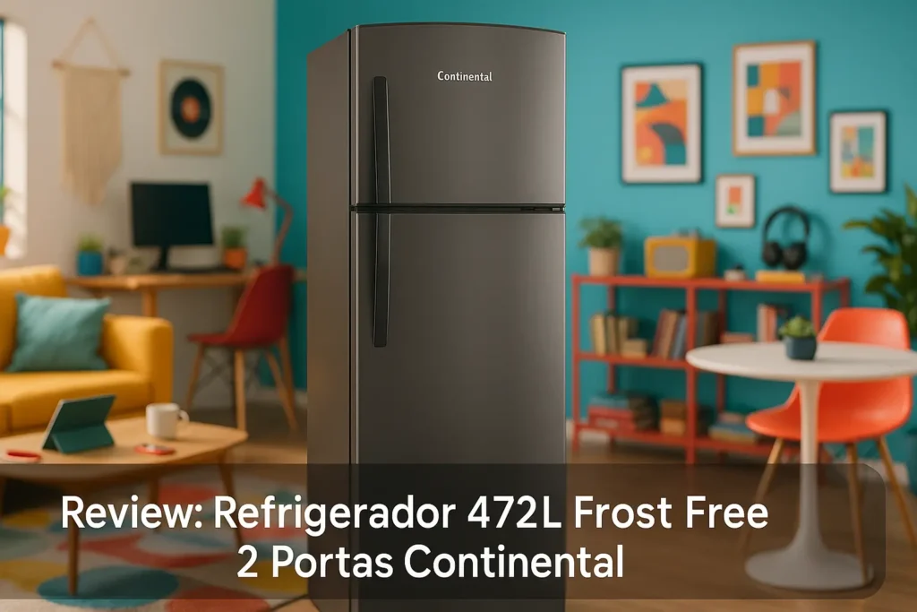 Refrigerador 472L Frost Free 2 Portas Continental
