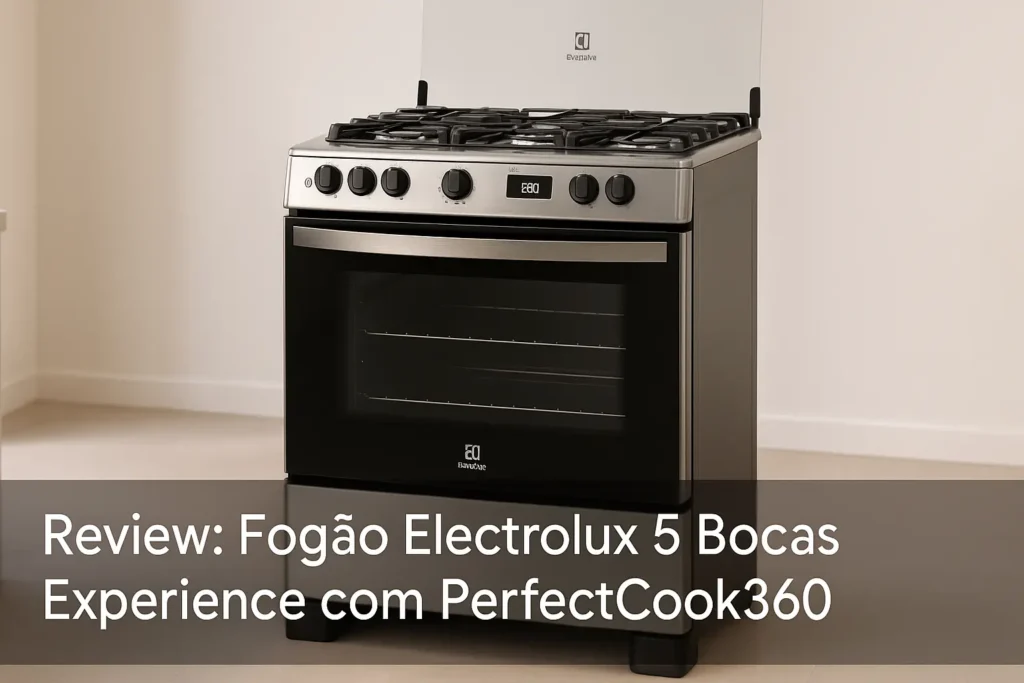 Fogão Electrolux 5 Bocas Experience com PerfectCook360