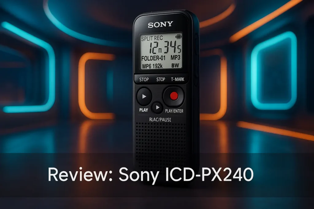 Top 5 Opções de gravador de voz Sony icd px240
