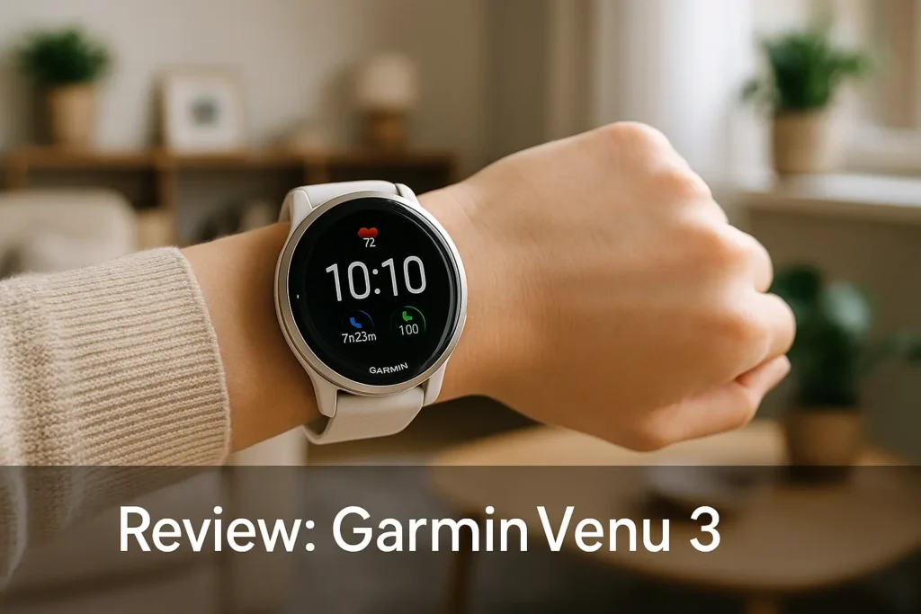 Garmin Venu 3: Precisão e Saúde no Pulso