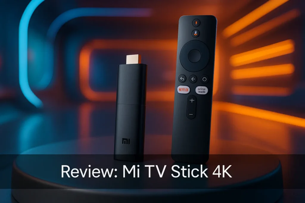 Mi TV Stick 4K: Streaming em 4K com Chromecast e Controle de Voz