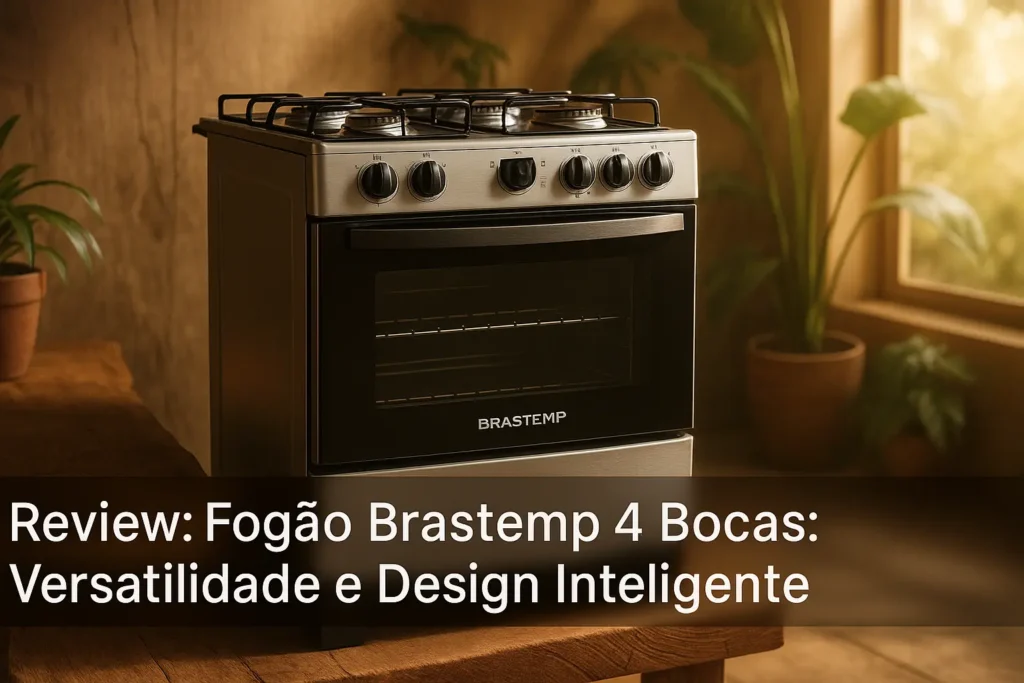 Fogão Brastemp 4 Bocas: Versatilidade e Design Inteligente