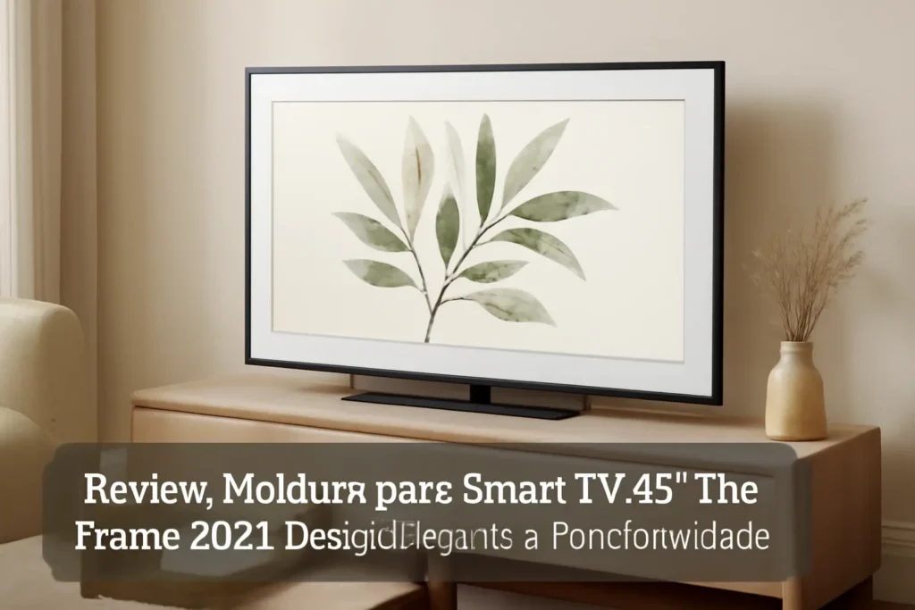 Moldura para Smart TV 43" The Frame 2021: Design Elegante e Funcionalidade