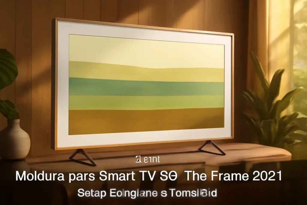 Moldura para Smart TV 50" The Frame 2021 - Design Elegante e Funcional