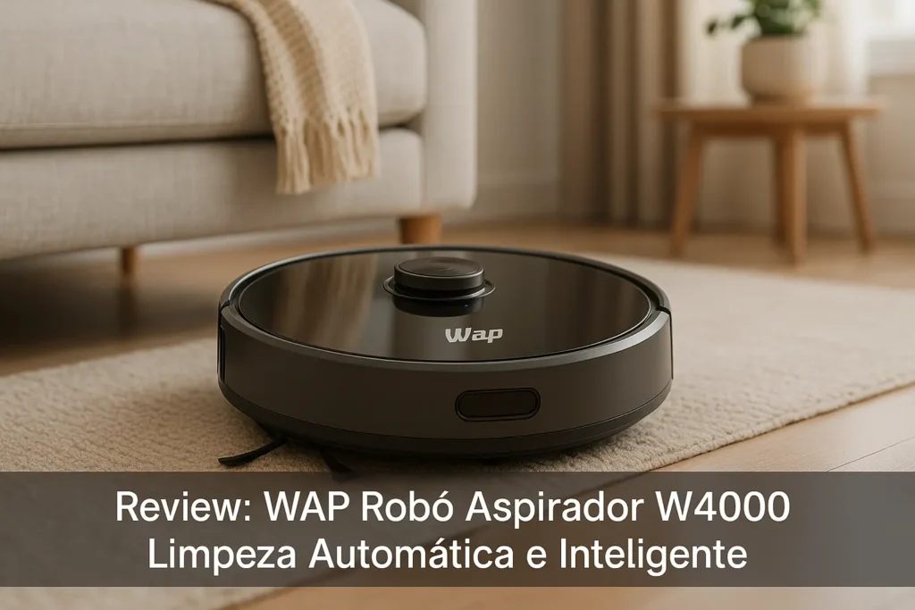 WAP Robô Aspirador W4000: Limpeza Automática e Inteligente