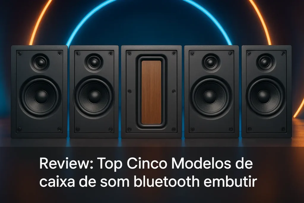 Top Cinco Modelos de caixa de som bluetooth embutir