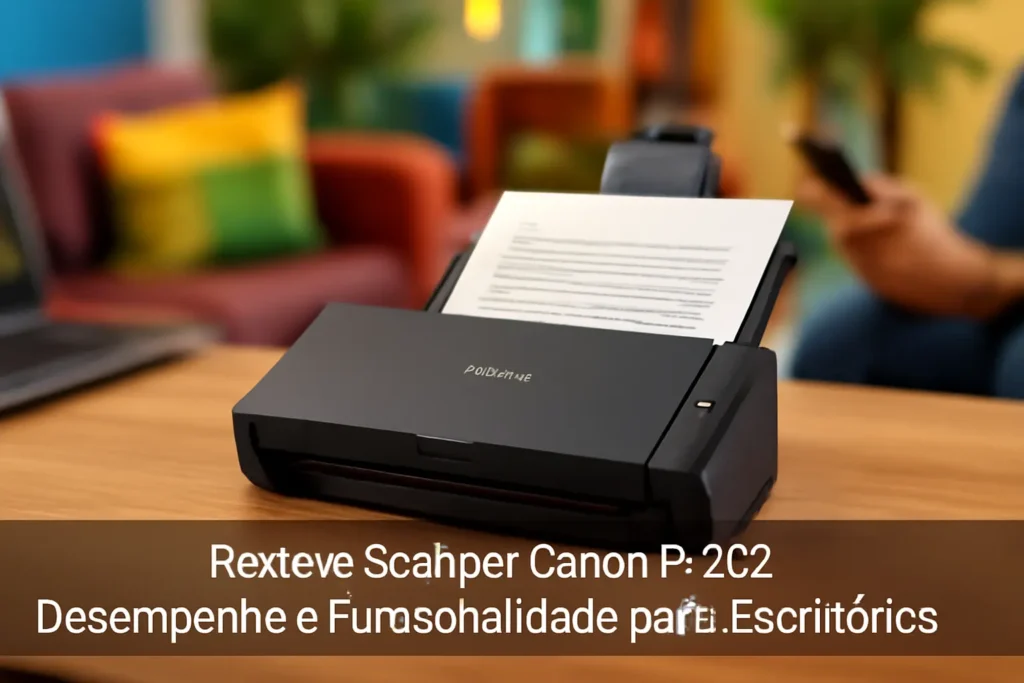 Scanner Canon P-230: Desempenho e Funcionalidade para Escritórios