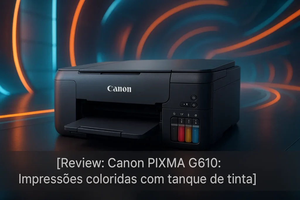 Canon PIXMA G610: Impressões coloridas com tanque de tinta