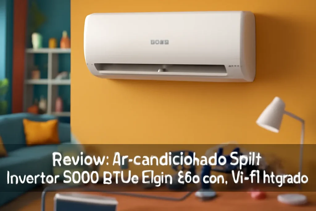 Ar-condicionado Split Inverter 9000 BTUs Elgin Eco com Wi-Fi Integrado