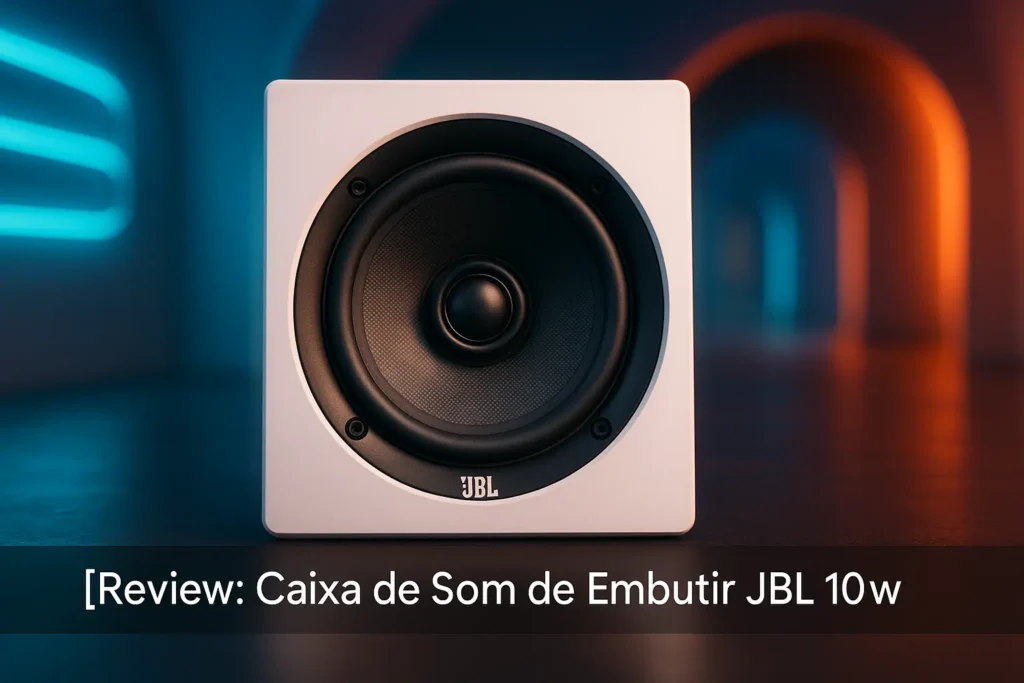 Top Cinco caixa de som de embutir JBL 10w