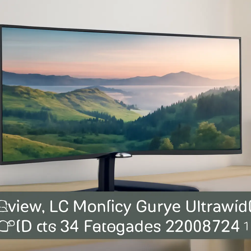 LG Monitor Curvo Ultrawide QHD de 34 Polegadas 34WQ73A-B: Design Imersivo e Alta Performance