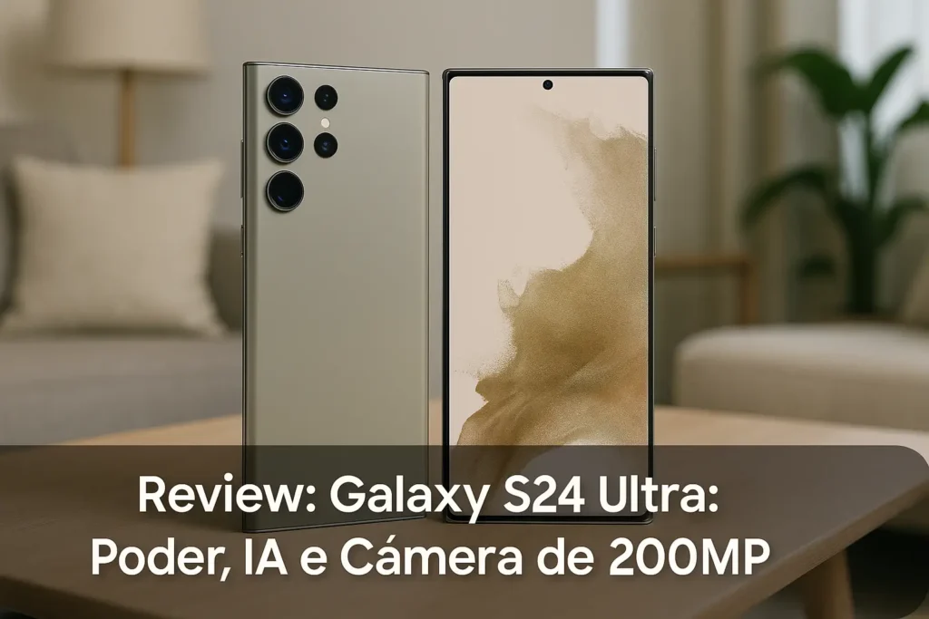 Galaxy S24 Ultra: Poder, IA e Câmera de 200MP