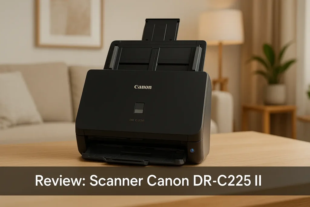 Scanner Canon DR-C225 II: Compacto, Rápido e Eficiente
