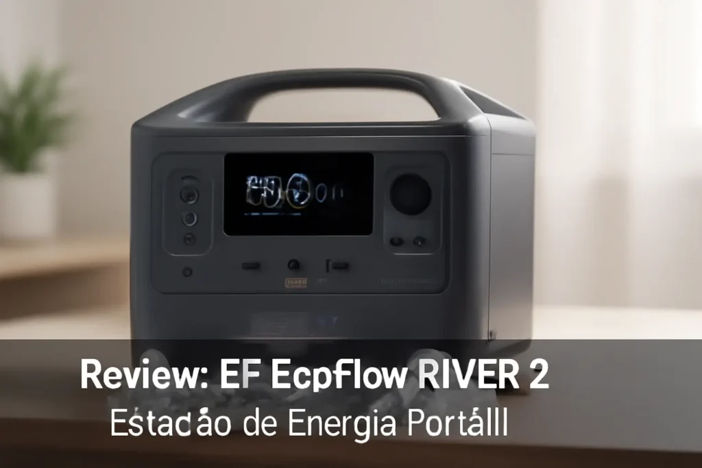 EF ECOFLOW RIVER 2 Estação de Energia Portátil: Potência e Sustentabilidade para Seu Acampamento