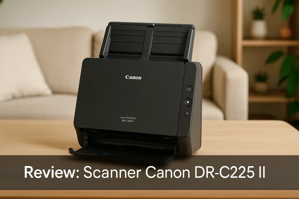 Scanner Canon DR-C225 II: Compacto, Rápido e Eficiente