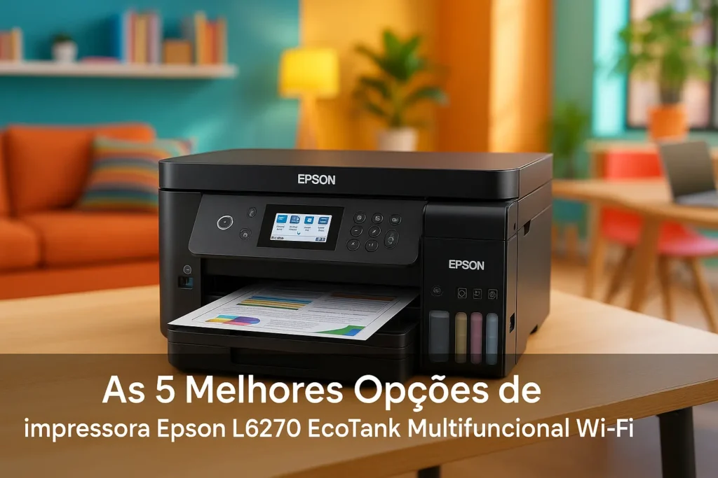 As 5 Melhores Opções de impressora epson l6270 ecotank multifuncional wifi