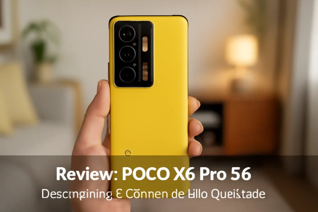 Smartphone Xiaomi POCO X6 Pro 5G: Desempenho e Câmera de Alta Qualidade