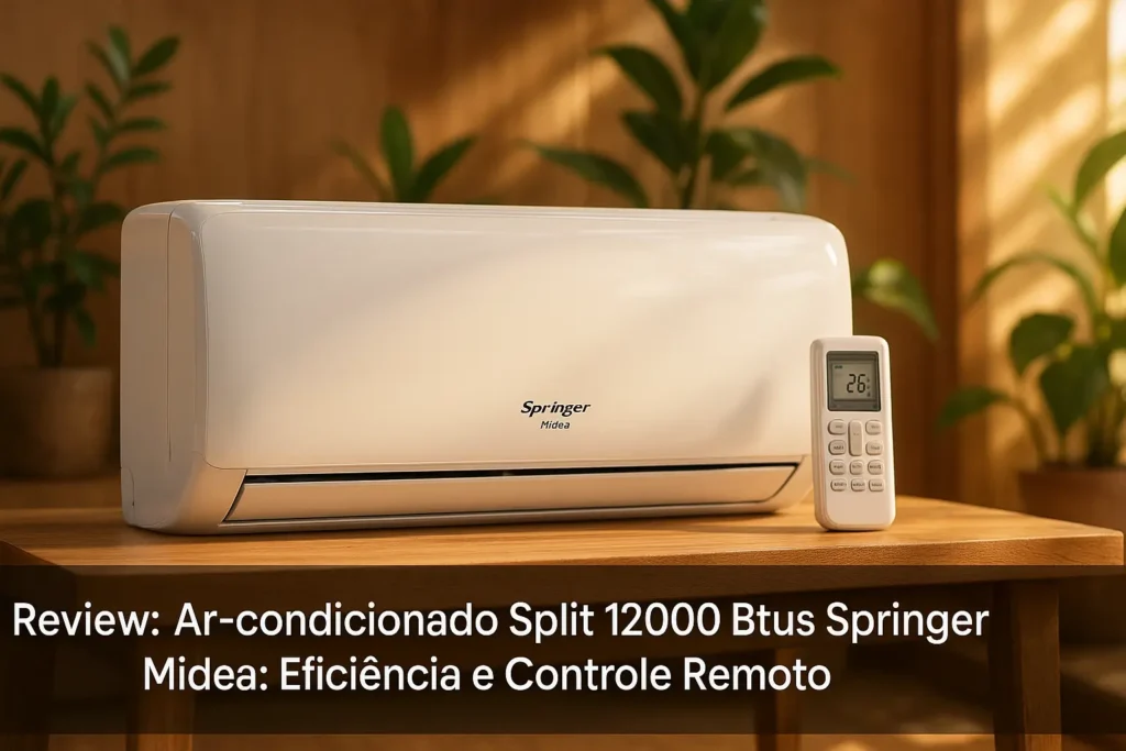 Ar-condicionado Split 12000 Btus Springer Midea: Eficiência e Controle Remoto