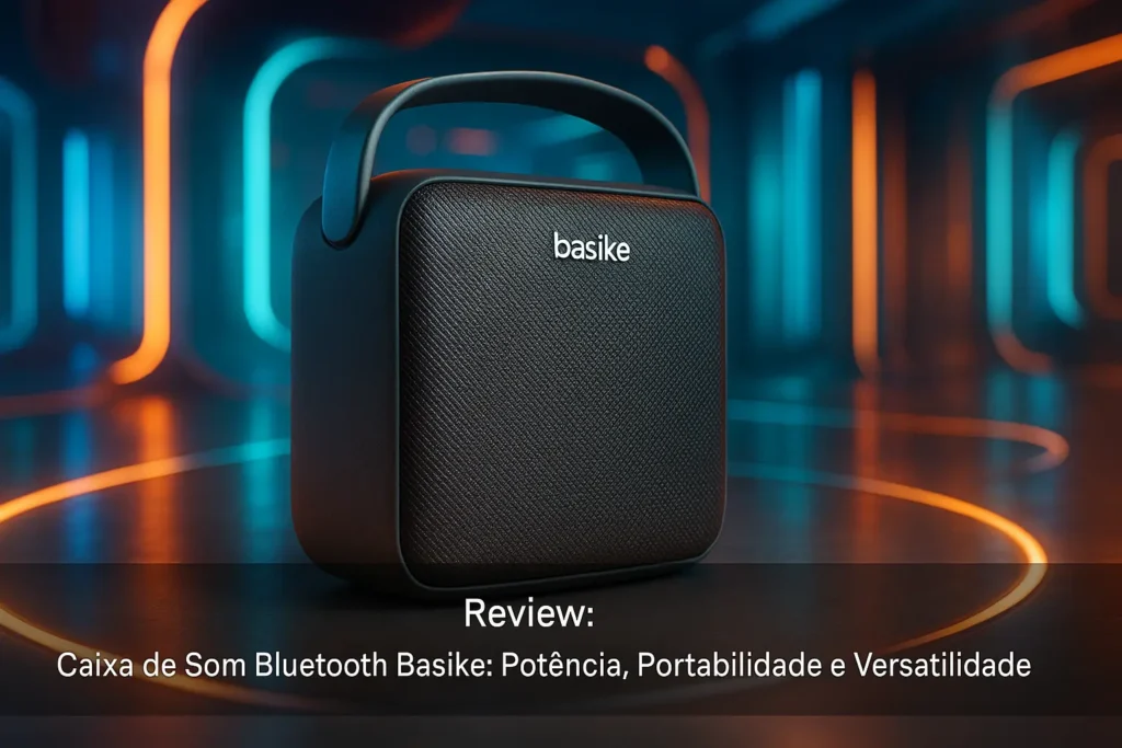 Caixa de Som Bluetooth Basike: Potência, Portabilidade e Versatilidade