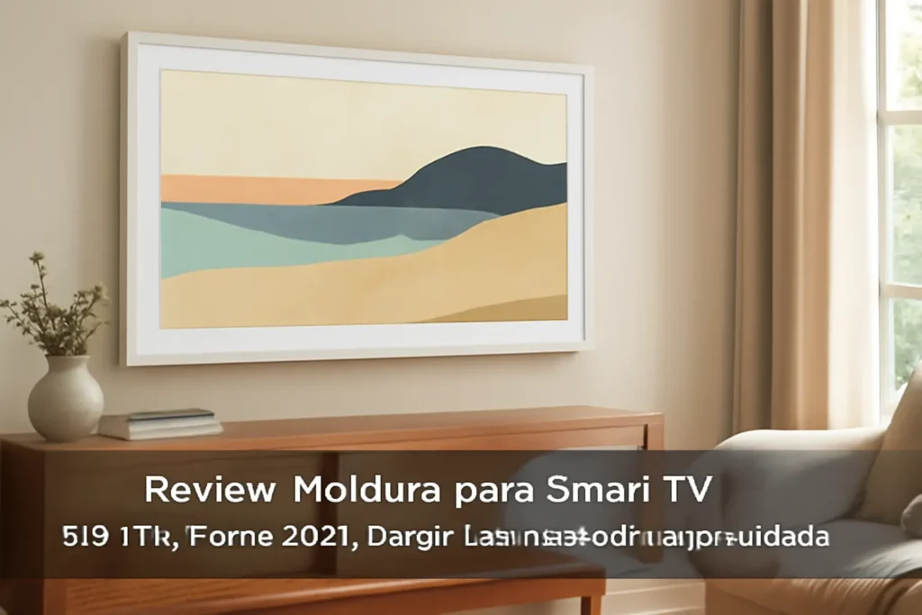 Moldura para Smart TV 65'' The Frame 2021: Design Sofisticado e Funcionalidade