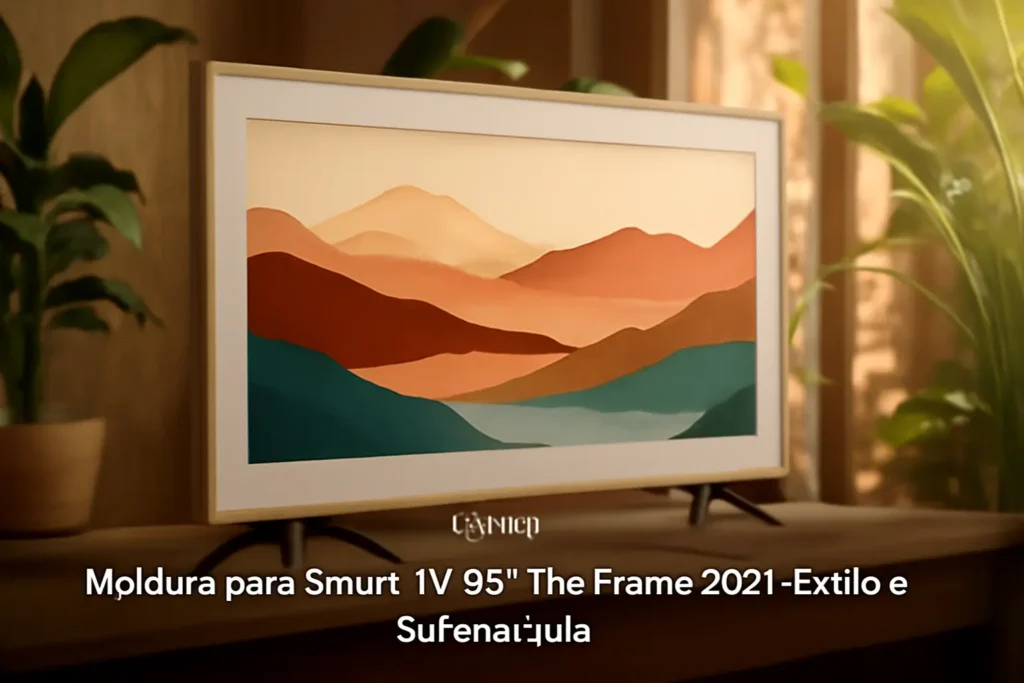 Moldura para Smart TV 55" The Frame 2021: Estilo e Sofisticação