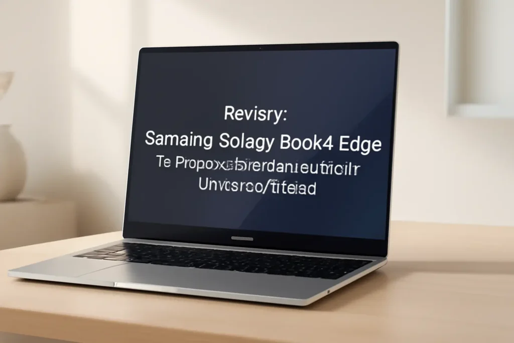 Samsung Galaxy Book4 Edge 15" - Potência e Inovação em Um Só Dispositivo