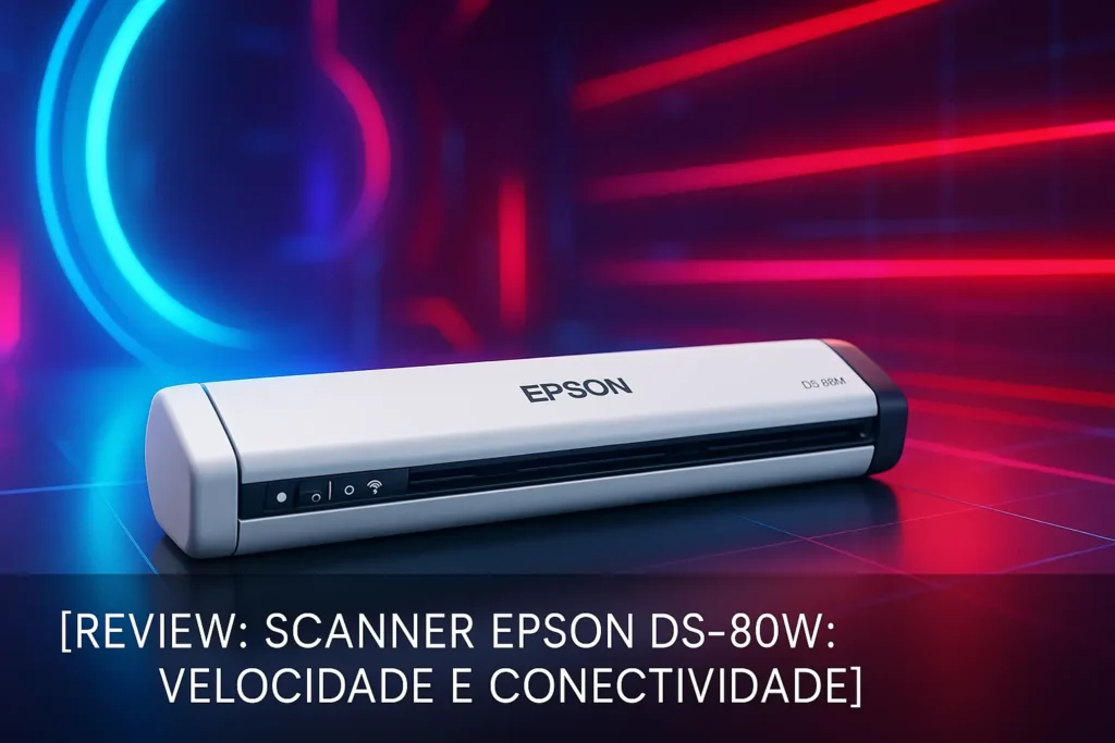 Scanner Epson DS-80W: Velocidade e Conectividade