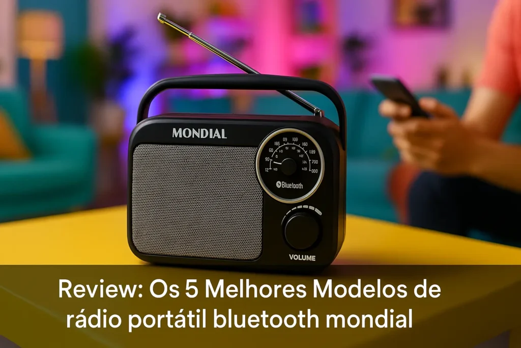 Os 5 Melhores Modelos de rádio portátil bluetooth mondial