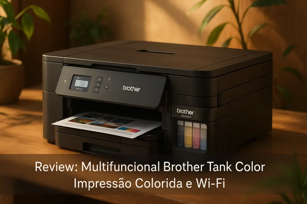 Multifuncional Brother Tank Color: Impressão Colorida e Wi-Fi