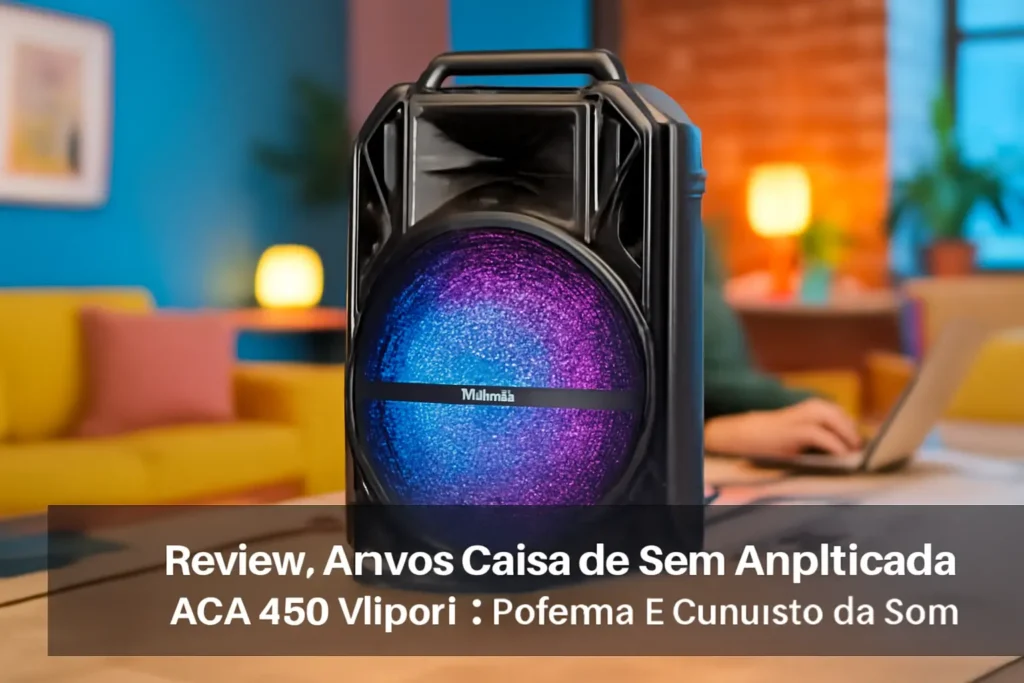 Amvox Caixa de Som Amplificada ACA 480 Viper II: Potência e Qualidade de Som
