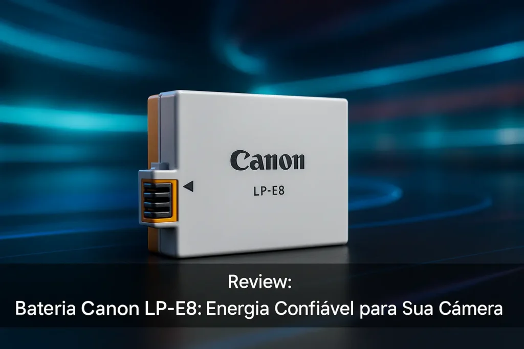 Bateria Canon LP-E8: Energia Confiável para Sua Câmera