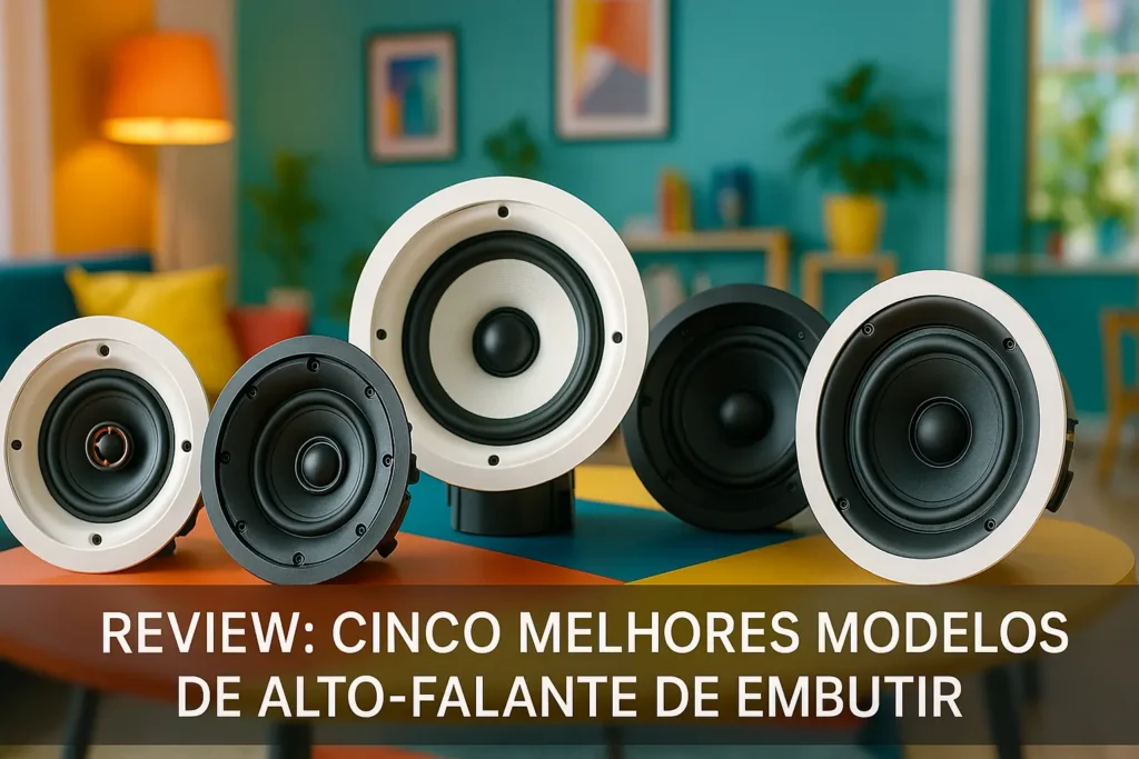Cinco Melhores Modelos de alto falante de embutir