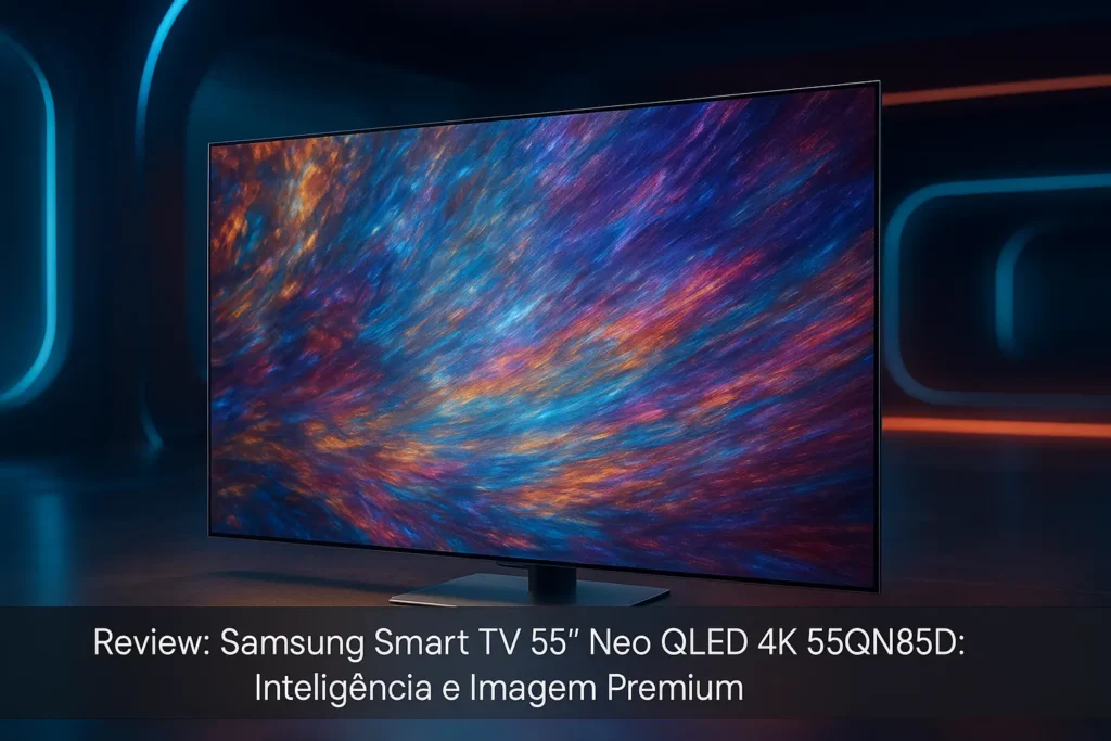 Samsung Smart TV 55" Neo QLED 4K 55QN85D: Inteligência e Imagem Premium