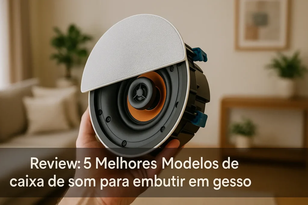 5 Melhores Modelos de caixa de som para embutir em gesso