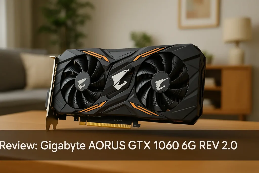 Gigabyte AORUS GTX 1060 6G REV 2.0: Desempenho e Resfriamento Avançado